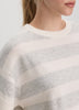 Cashmere-Blend Short-Sleeve Crew-Neck Loose Sweater