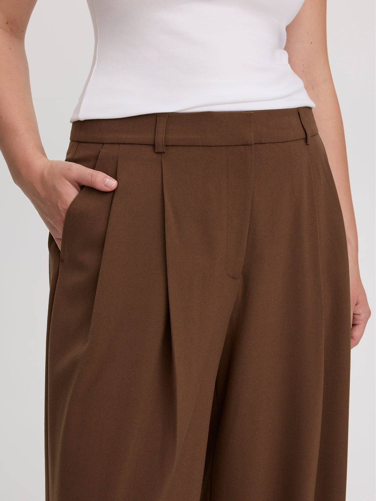 Wide-Leg High-Rise Pants - The Timeless - Curvy Fit