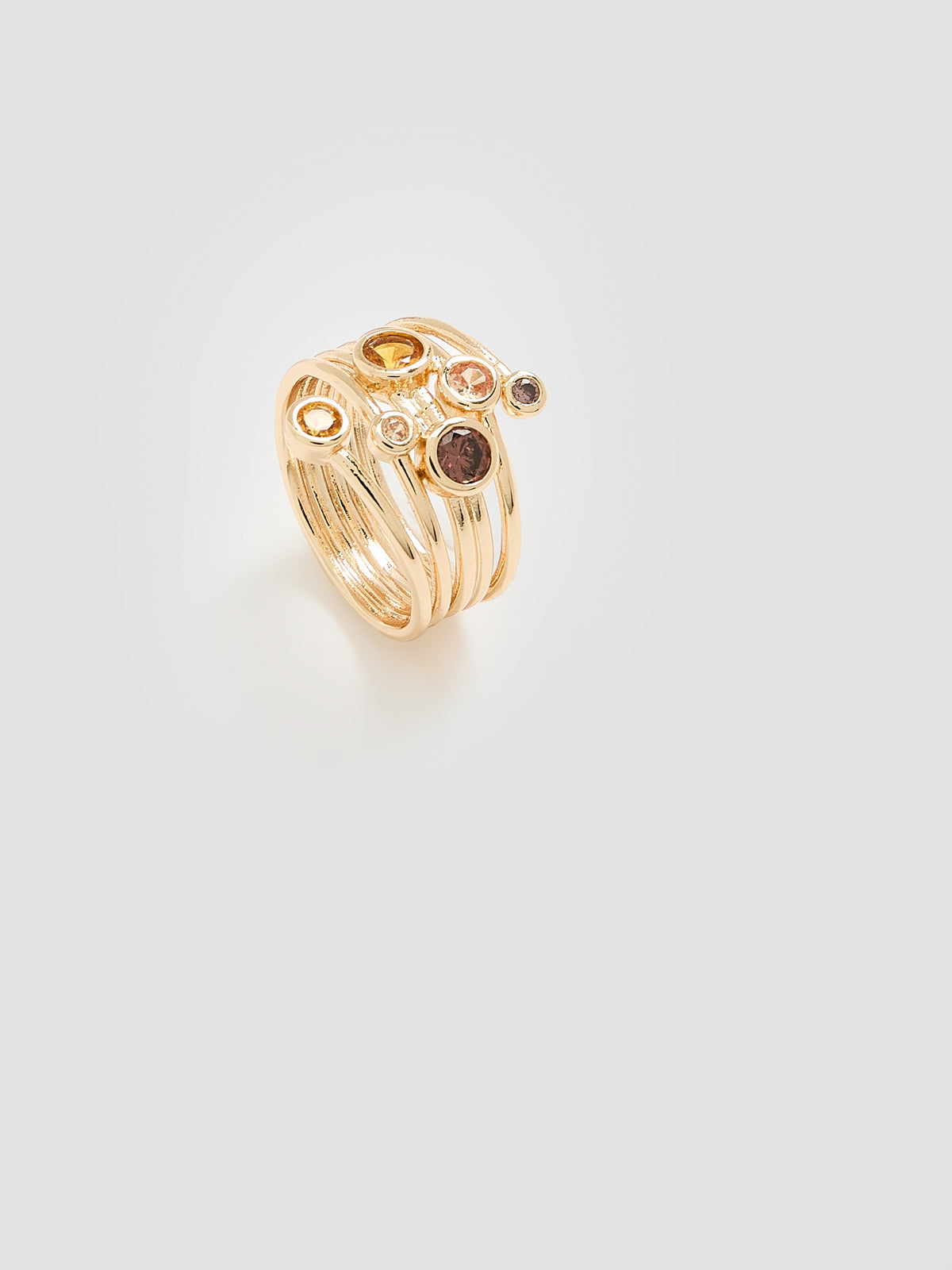 Ring with Colourful Stones
