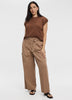 Wide-Leg Belted Pant