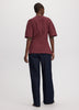Crew-Neck T-Shirt with Metal Ring