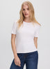 Long-Sleeve Crew-Neck Ribbed T-Shirt - R Essentials