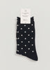 Dotted Bamboo Viscose Crew Socks