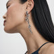 Coral-Effect Pendant Earrings