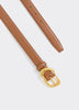 Skinny Belt with Organic Buckle