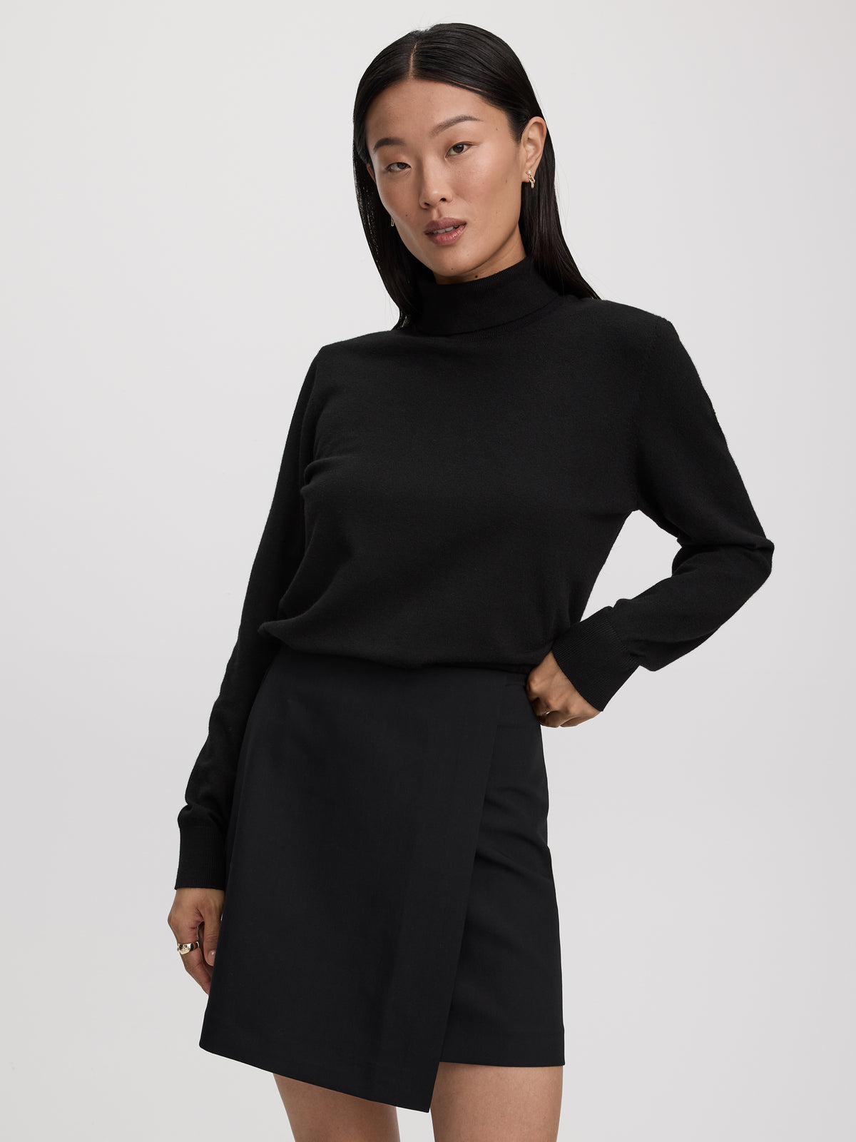 Wrap Mini Skirt