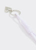 Cord Bag Charm with Heart