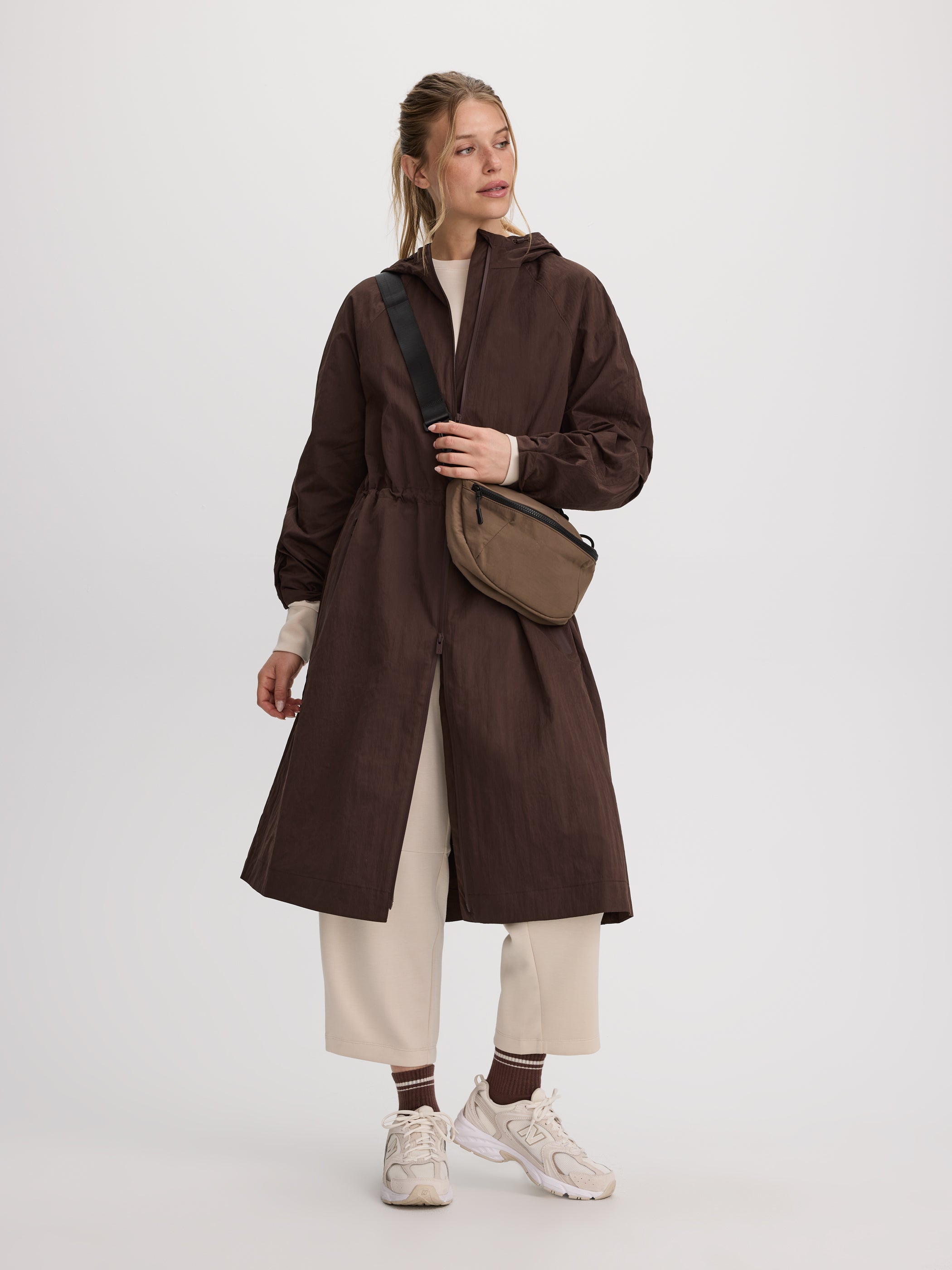 Long Hooded Rain Jacket - Hyba