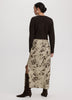 Maxi Column Satin Skirt