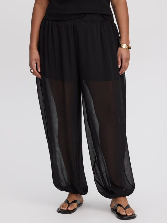 High-Rise Flowy Balloon Pant