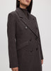 Wool-Blend Long Jacket