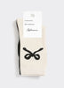 Crew Socks with Bows - 2 Pairs