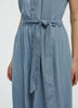 Sleeveless Buttoned-Down Midi Dress