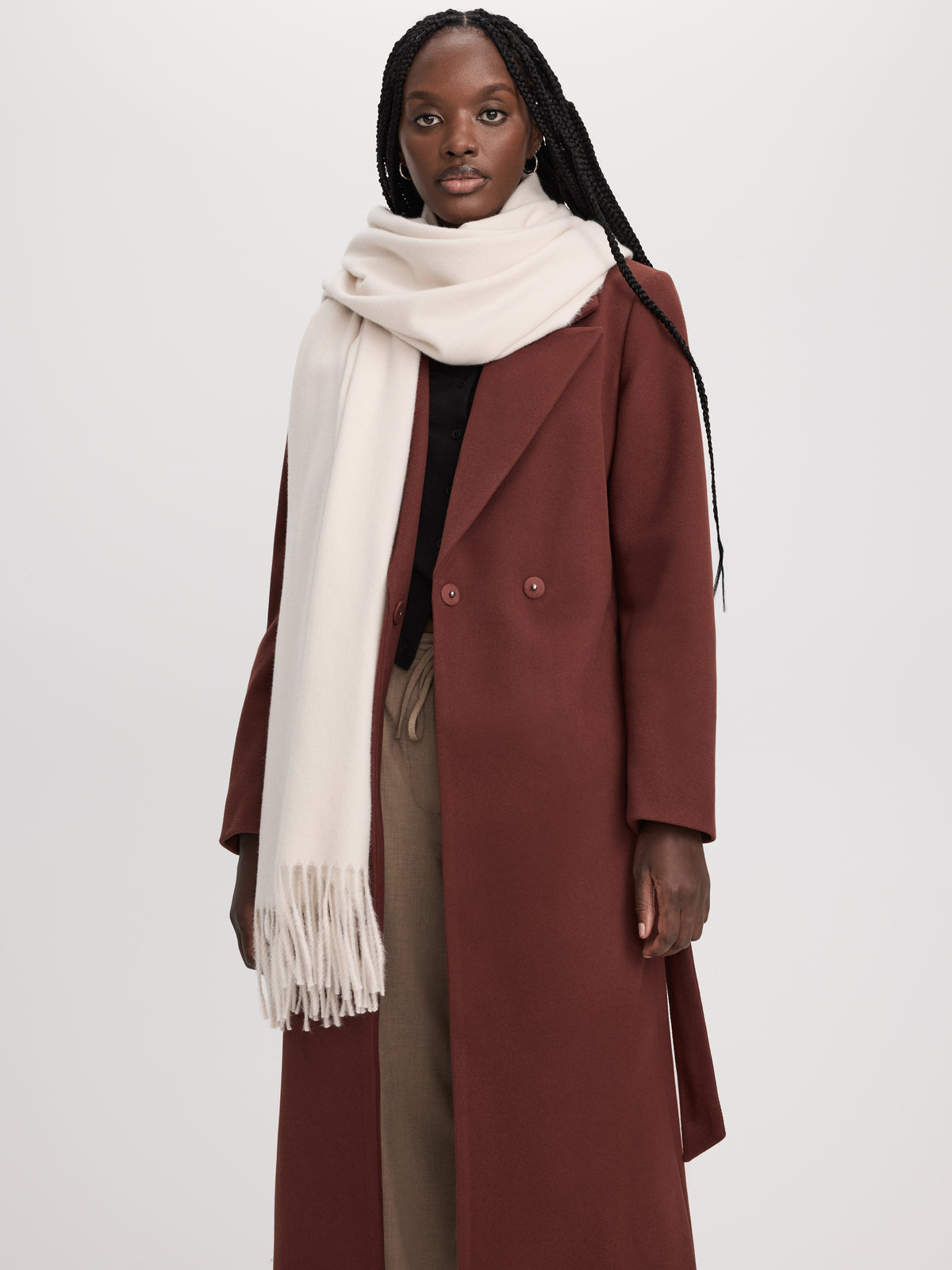 Scarf with Fringes