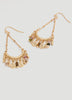 Chandelier Earrings with Semi-Precious Stones
