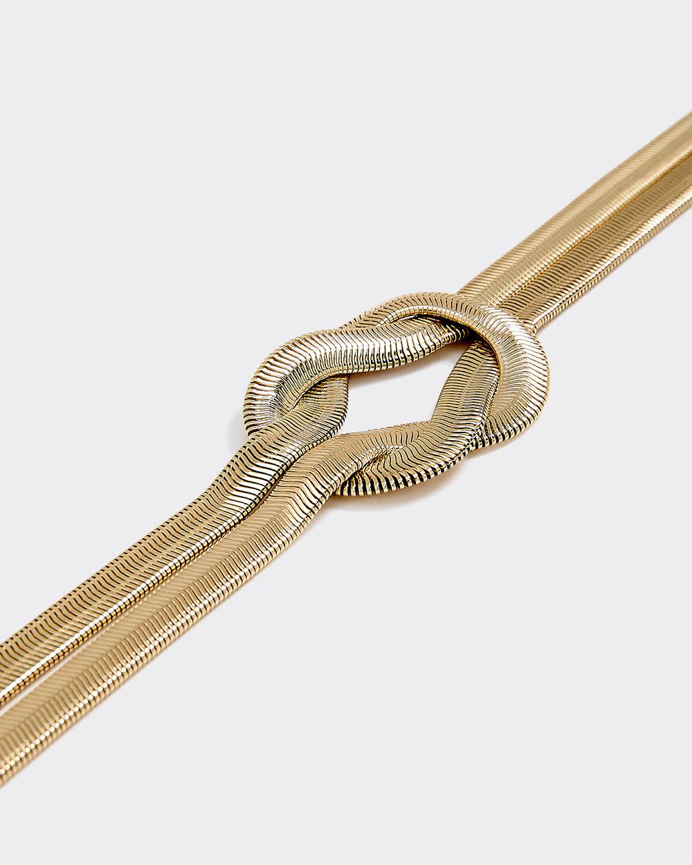 Chain Belt with Knot