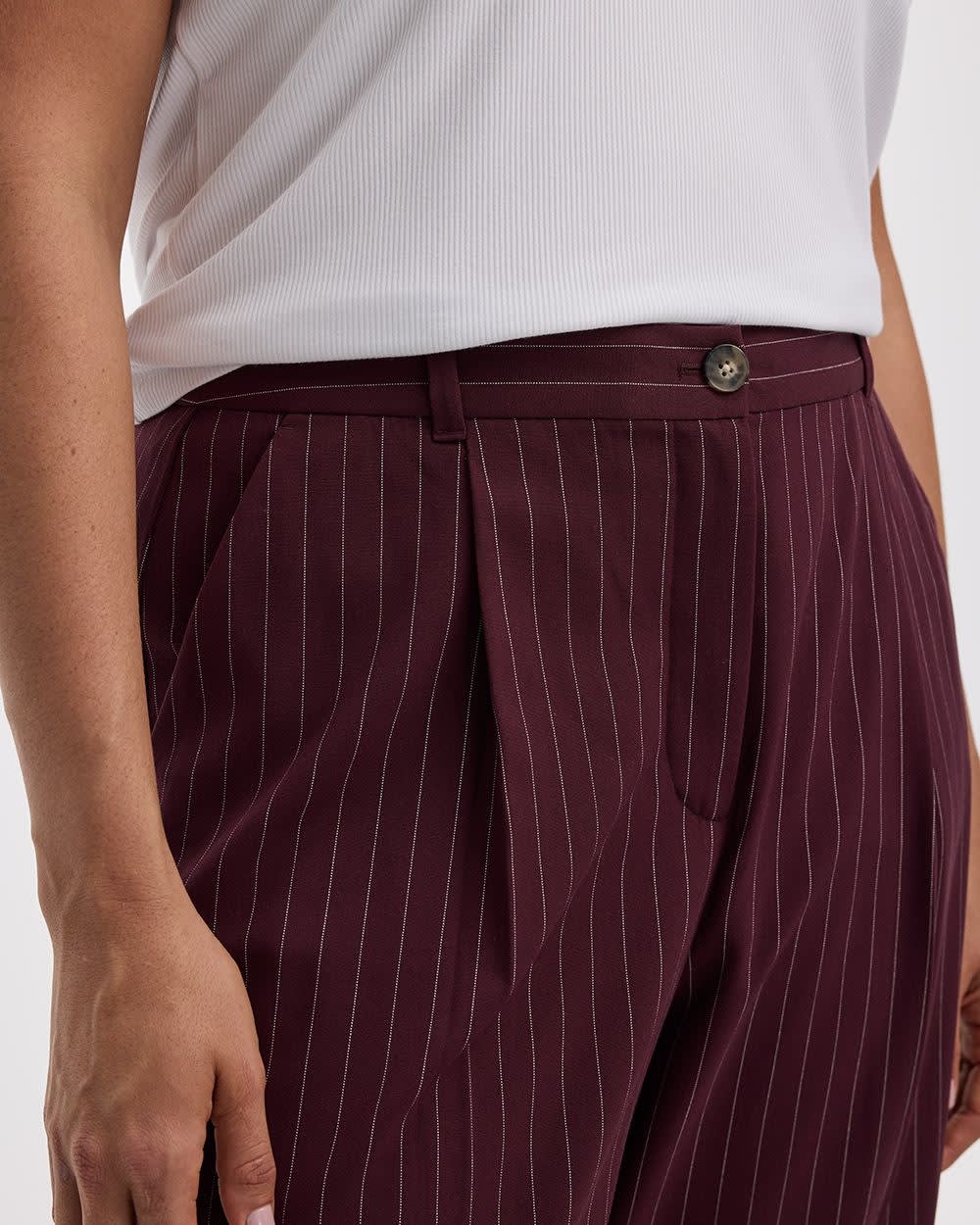 Wide-Leg Mid-Rise Pant - The Timeless - Curvy Fit