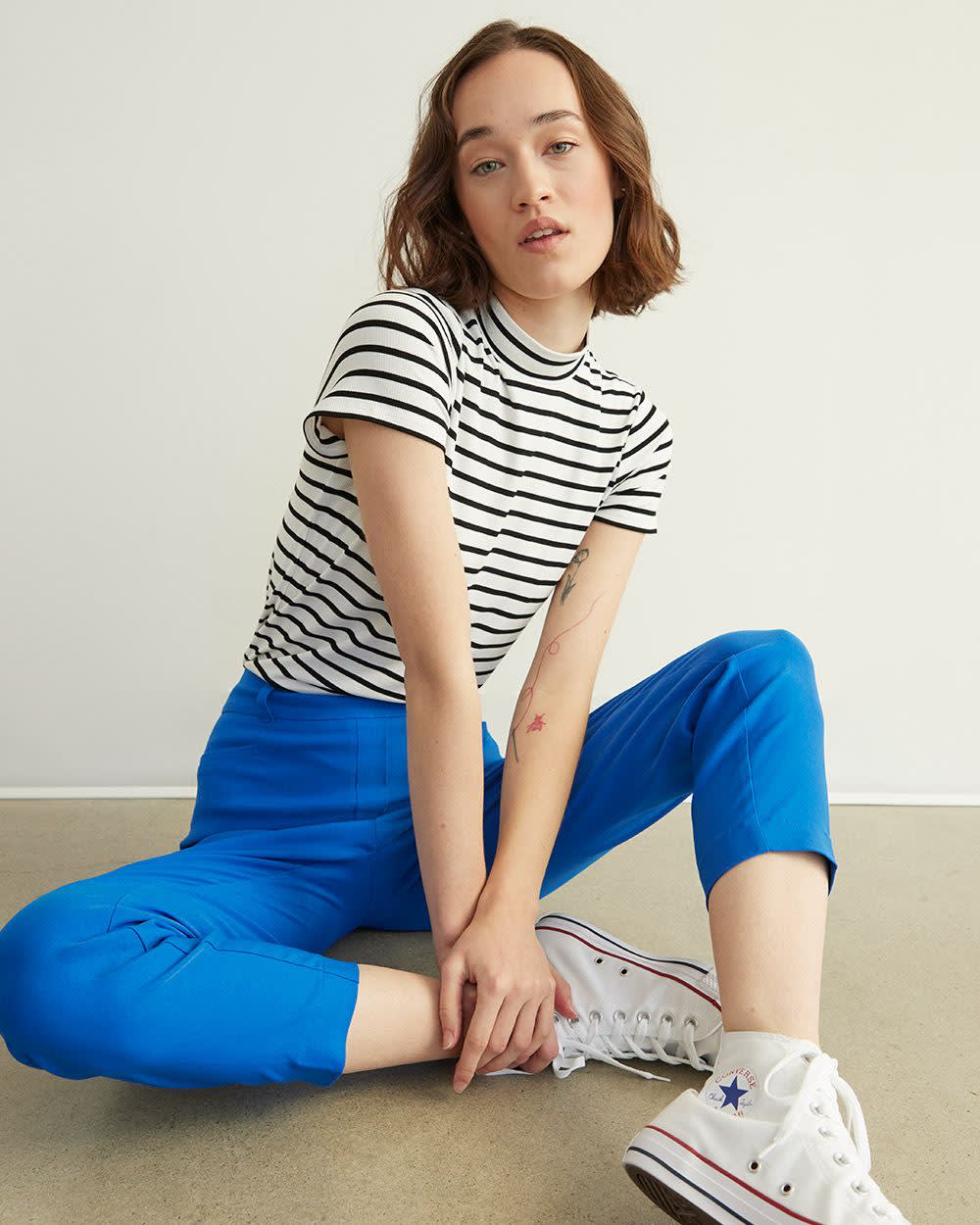 Slim-Leg High-Rise Ankle Pant - The Iconic (R) - Tall