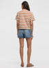 Striped Crew-Neck Boxy T-Shirt