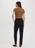 Slim-Leg High-Rise Ankle Pant
