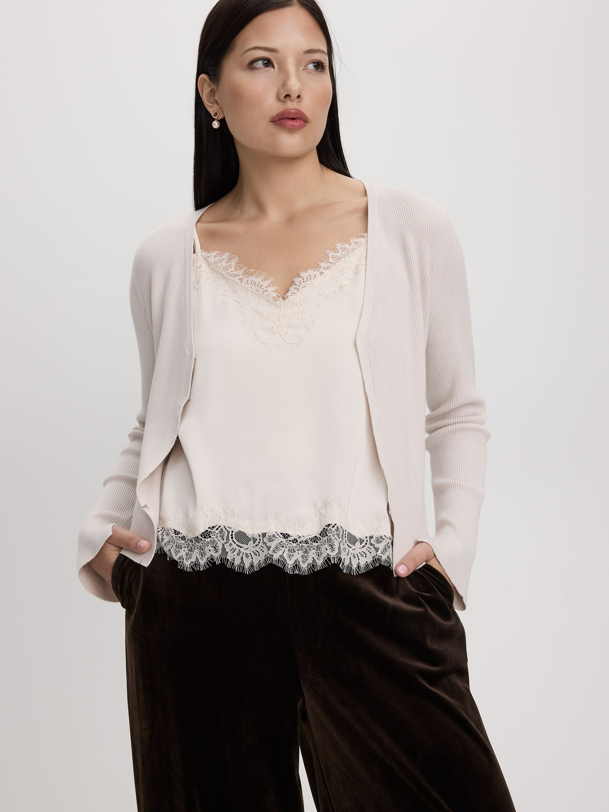 V-Neck Bolero & Top – 75% Viscose Blend