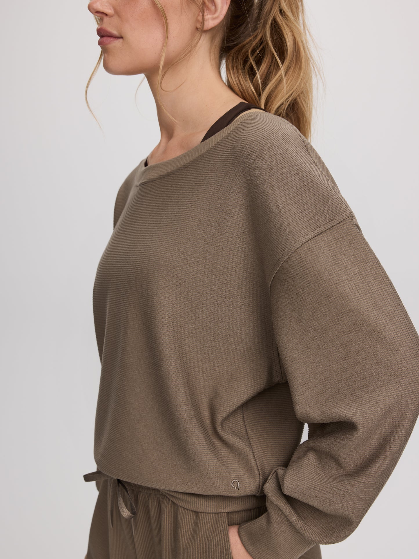 Long-Sleeve Off-the-Shoulder Top