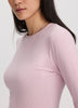 Long-Sleeve Crew-Neck Ribbed T-Shirt - R Essentials