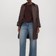 Quilted Jacket with Corduroy Collar