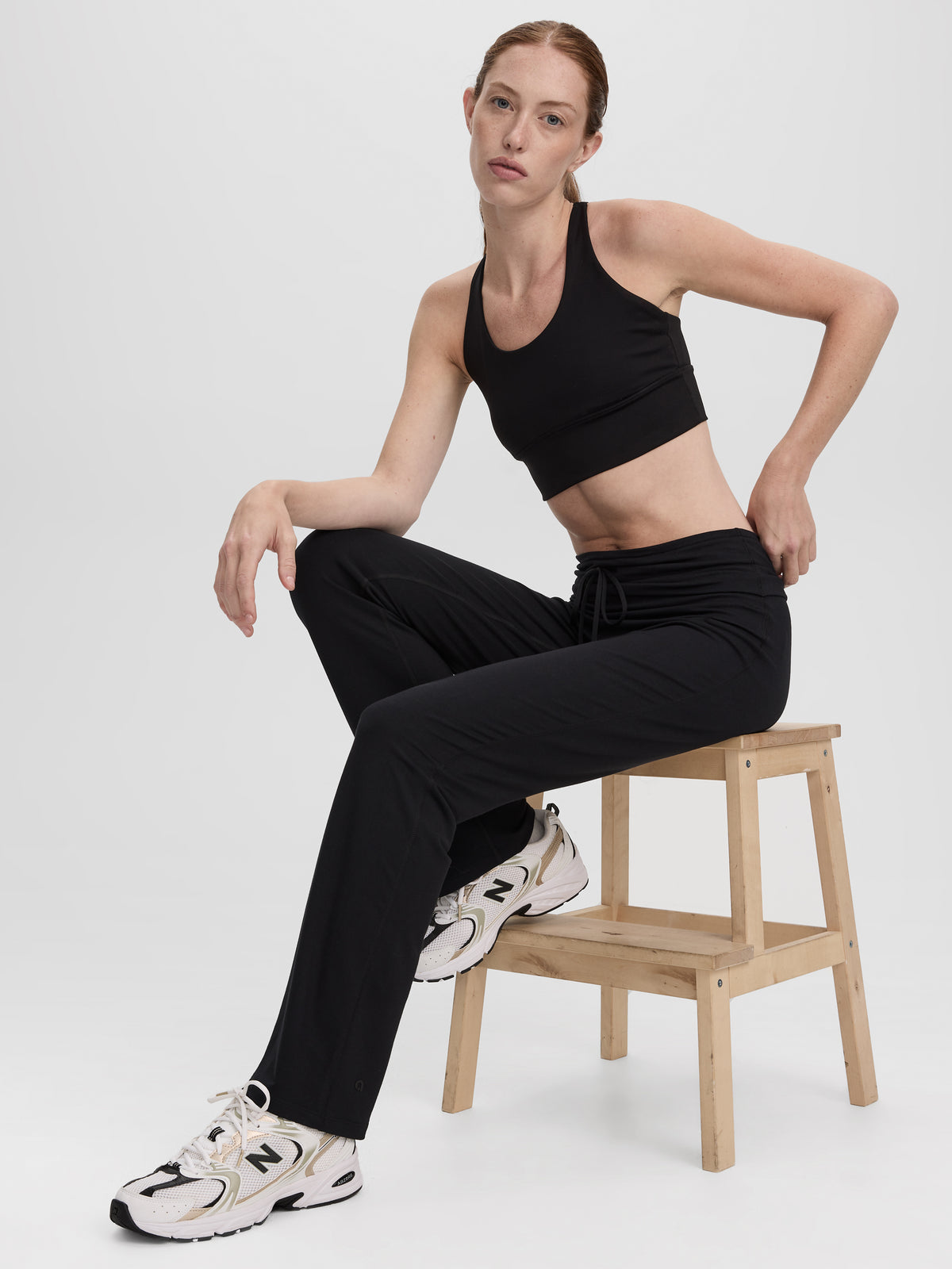 High-Rise Straight-Leg Pant - Hyba