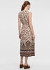 Sleeveless Crew-Neck Maxi Dress