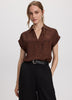 Extended-Sleeve V-Neck Flowy Blouse - R Essentials