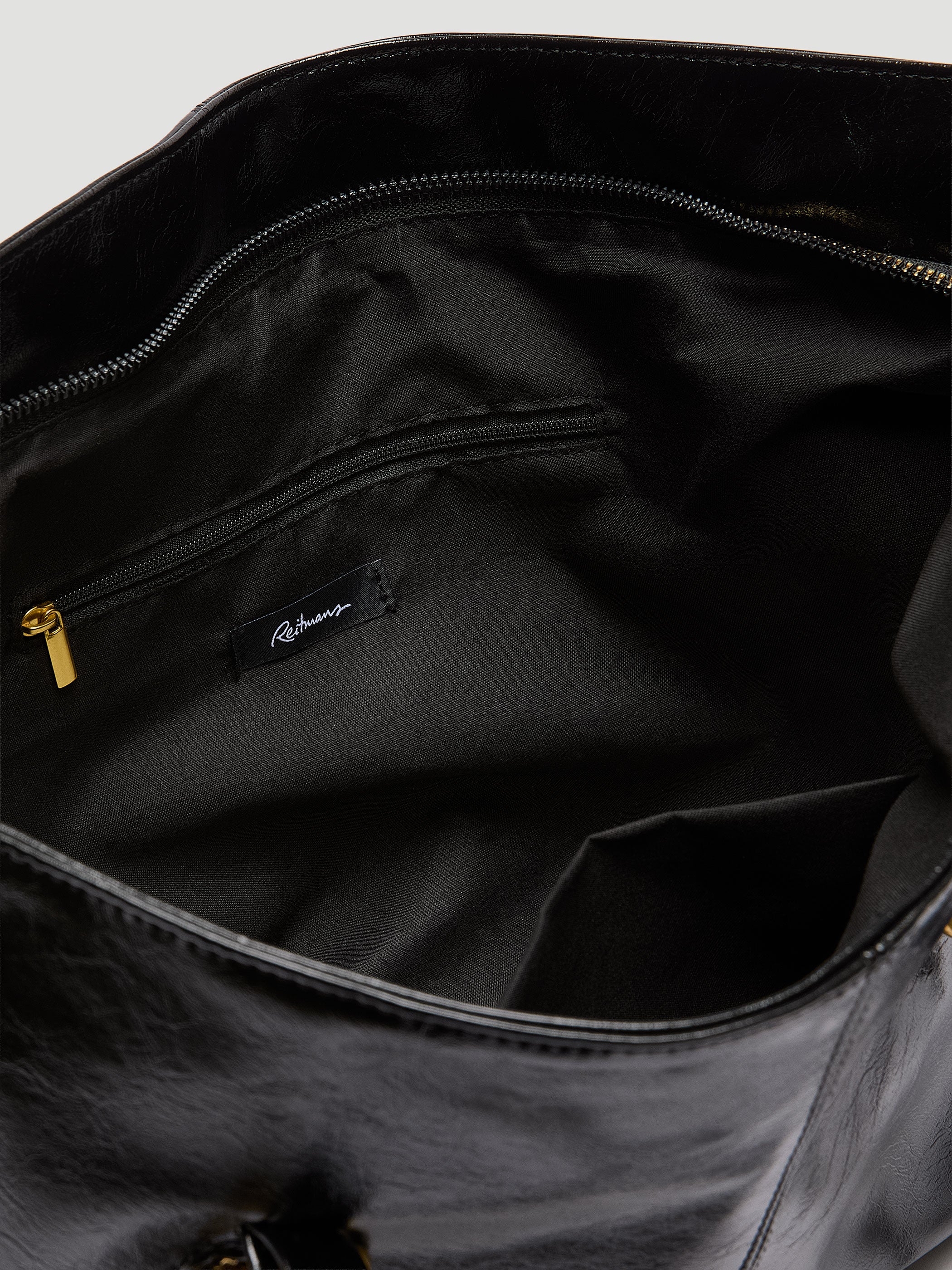 Faux Leather Tote Bag