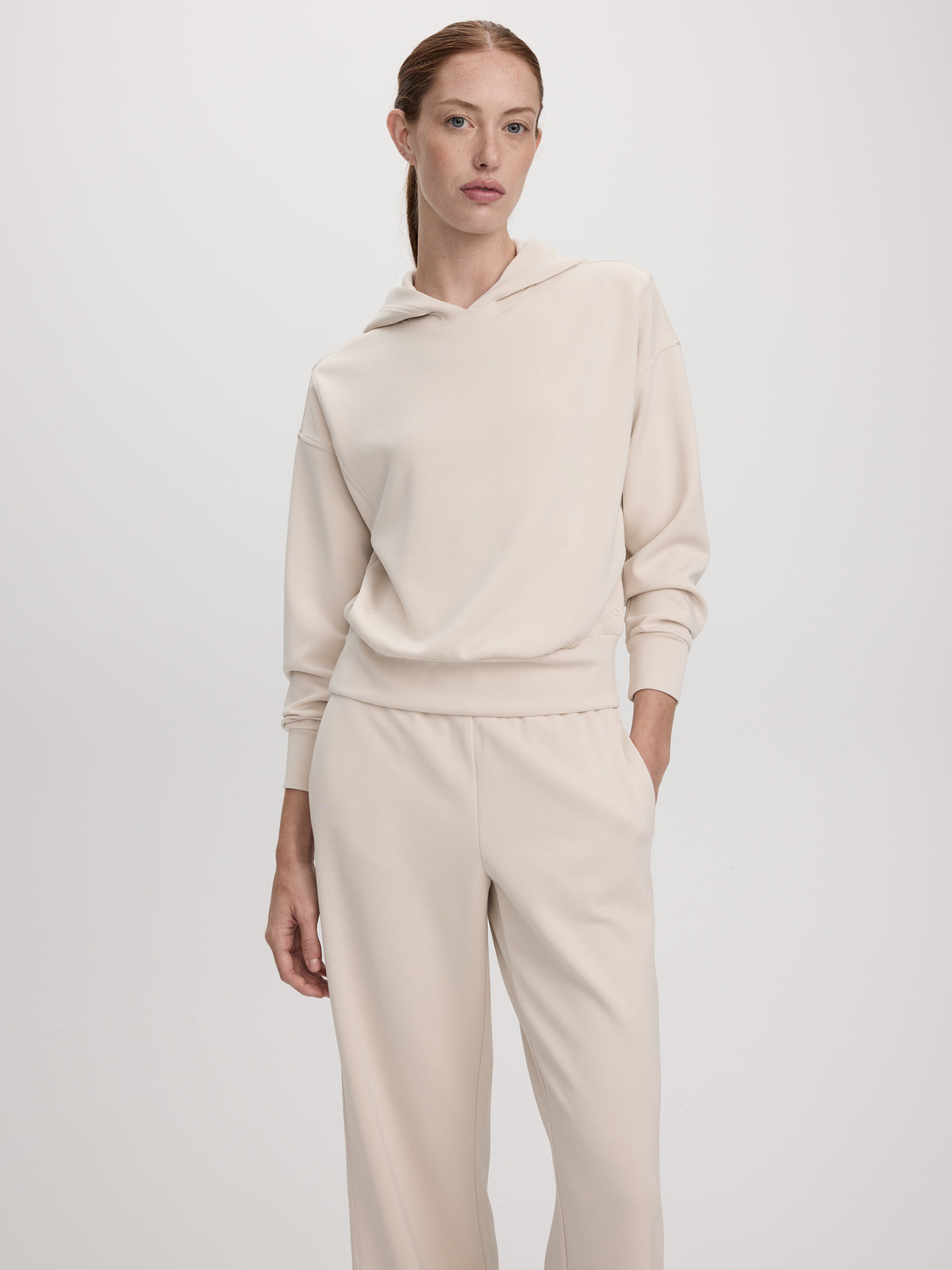 Brushed-Knit Hoodie - HYLUX Hyba