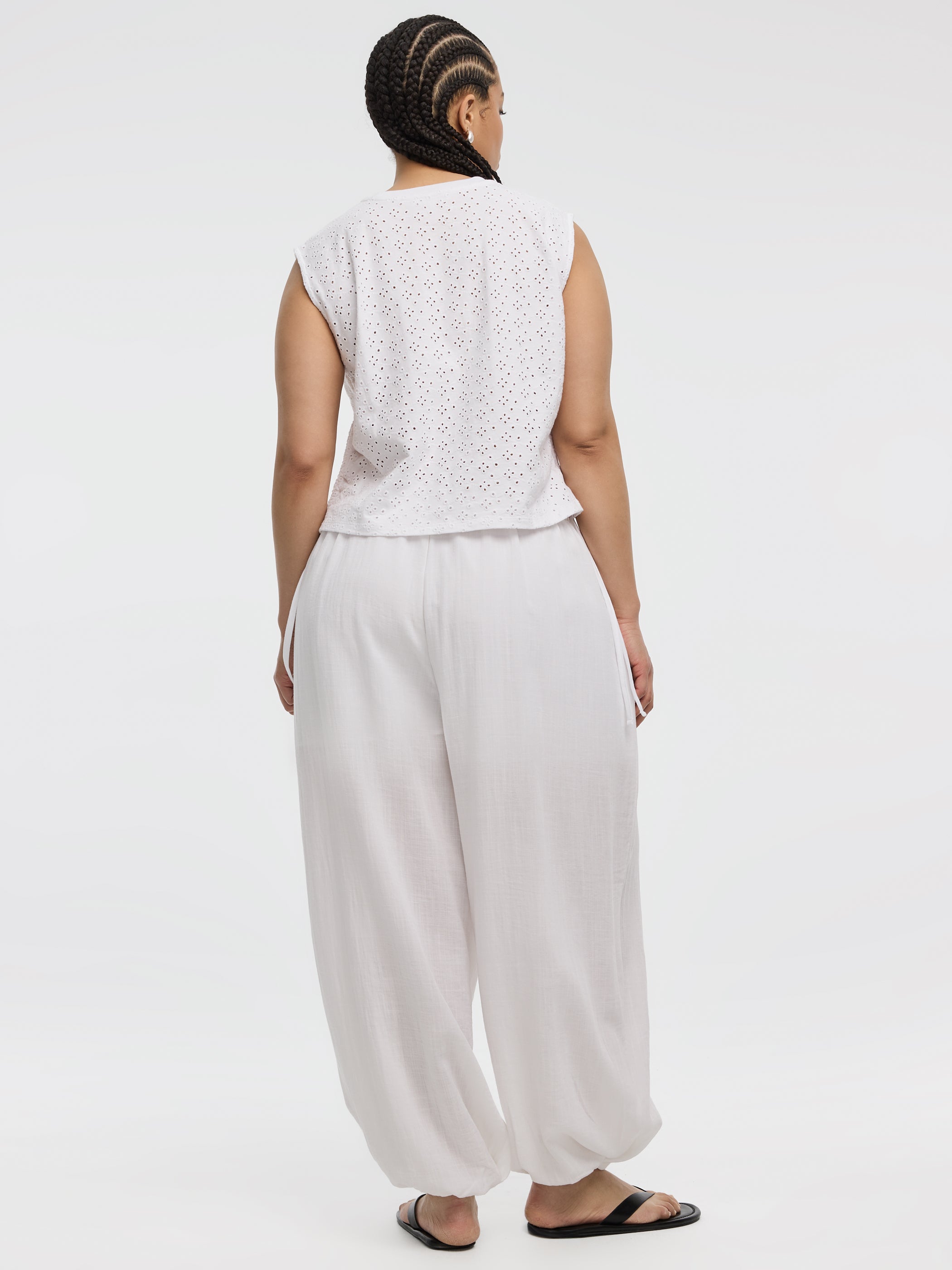 Short-Sleeve Crew-Neck Tee with Shirred Sides