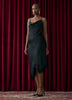 Sleeveless Midi Dress with Cowl Neckline