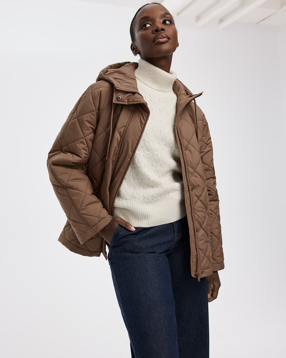 Quilted Hooded Jacket