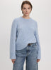 Long-Sleeve Crew-Neck Wool-Blend Sweater