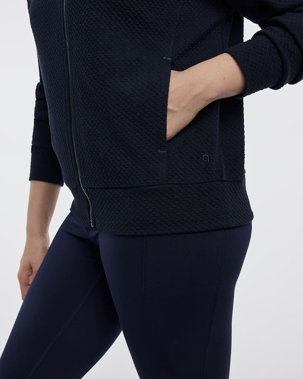 Textured-Jacquard Jacket - Hyba