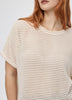 Short-Dolman-Sleeve Boat-Neck Tee
