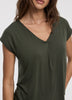Extended-Sleeve V-Neck Tunic