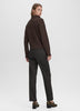 Long-Sleeve Half-Zip Mock-Neck Sweater