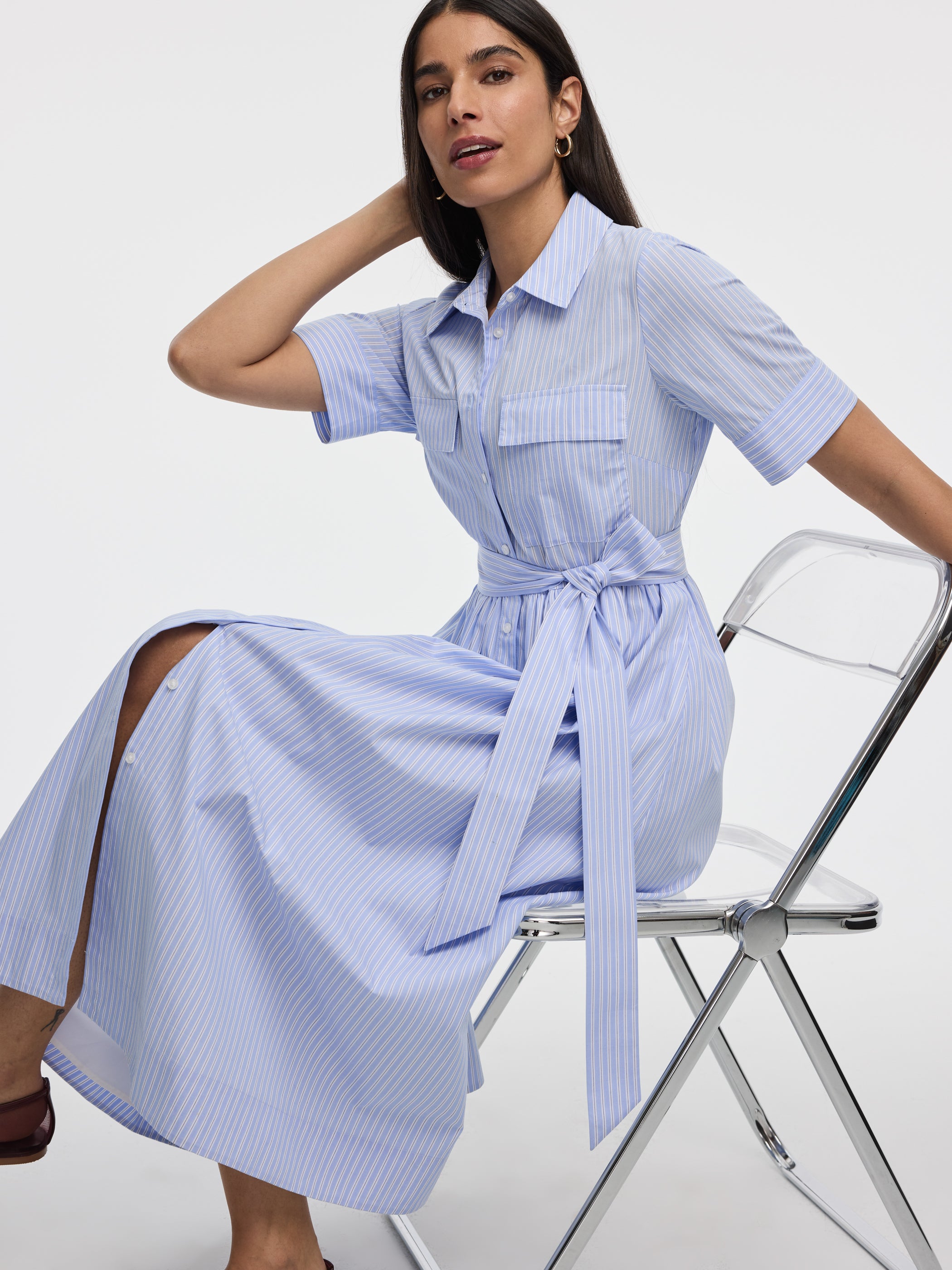 Midi Shirt Dress
