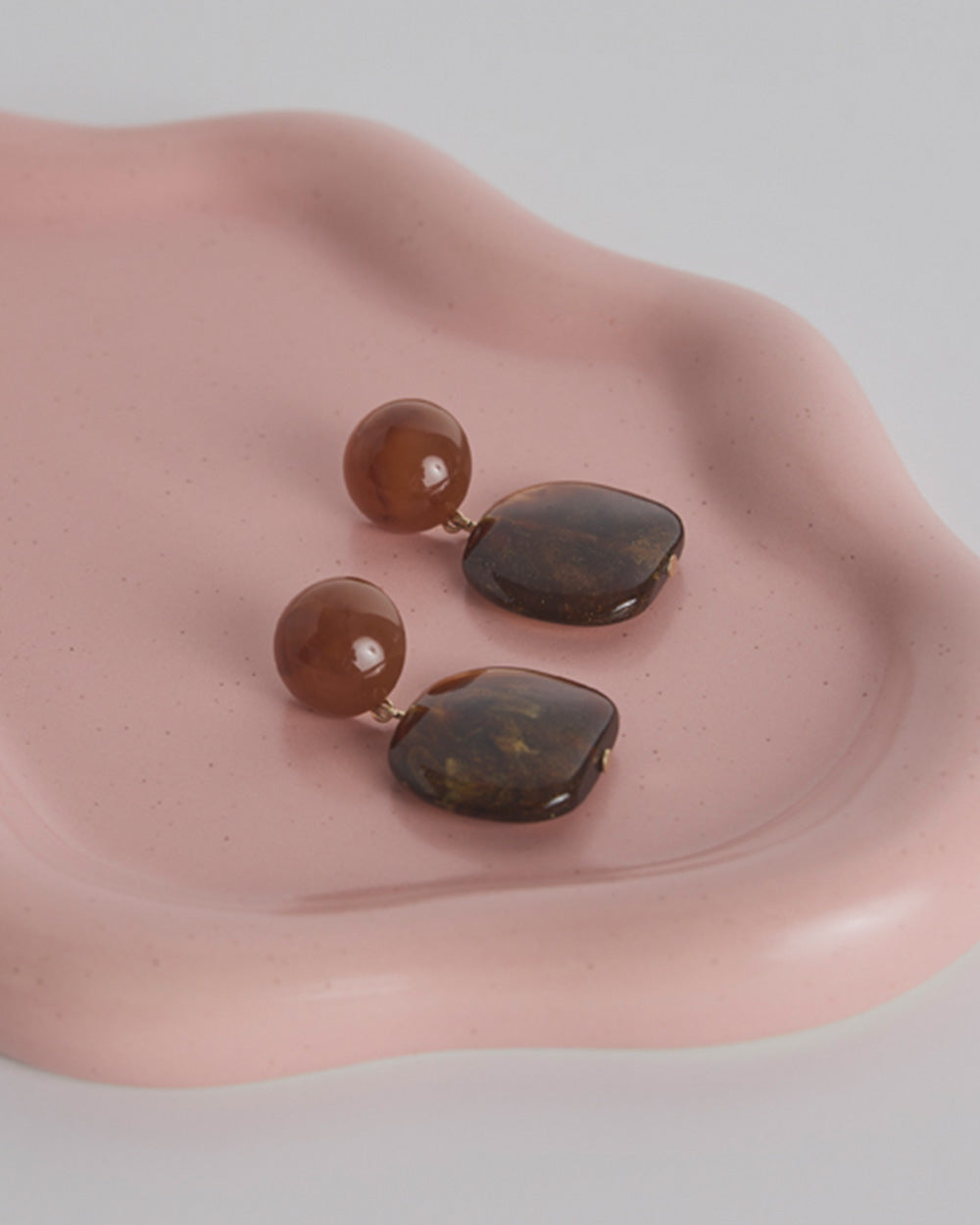 Resin Pendant Earrings