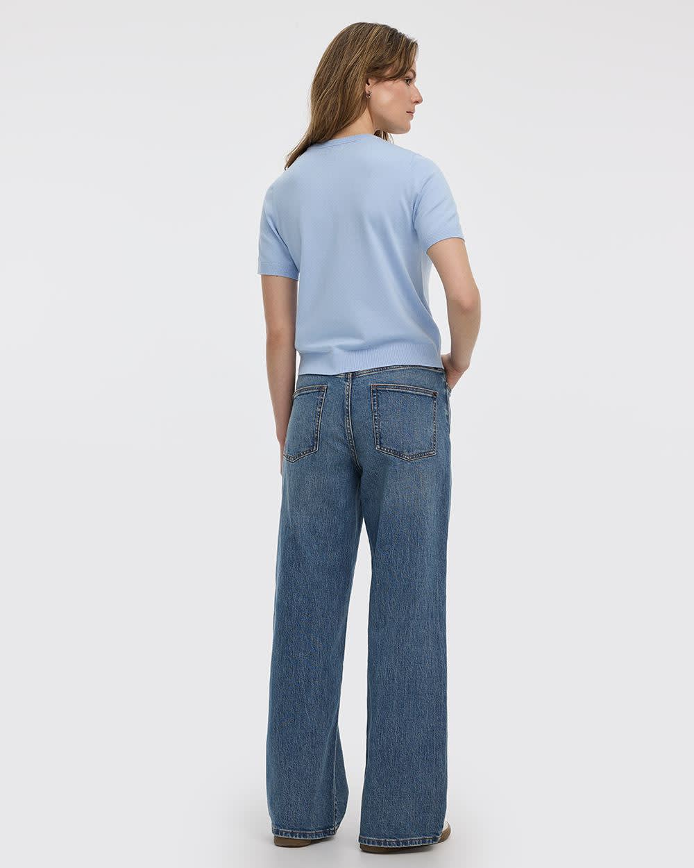 Crew-Neck Sweater Tee - R Essentials