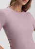 Long-Sleeve Crew-Neck Ribbed T-Shirt - R Essentials