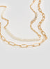Double-Layer Short Necklace