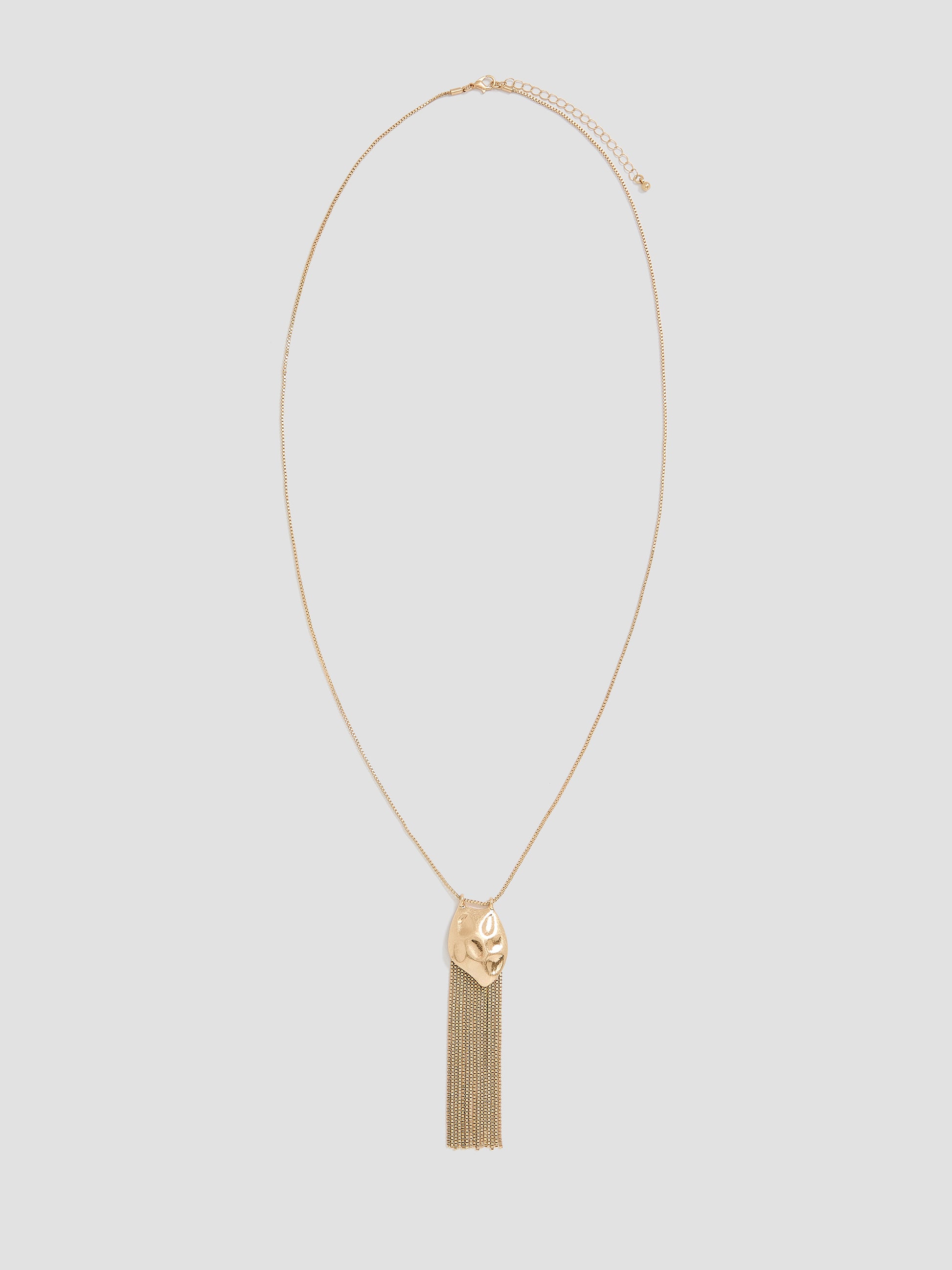 Necklace with Fringe Pendant