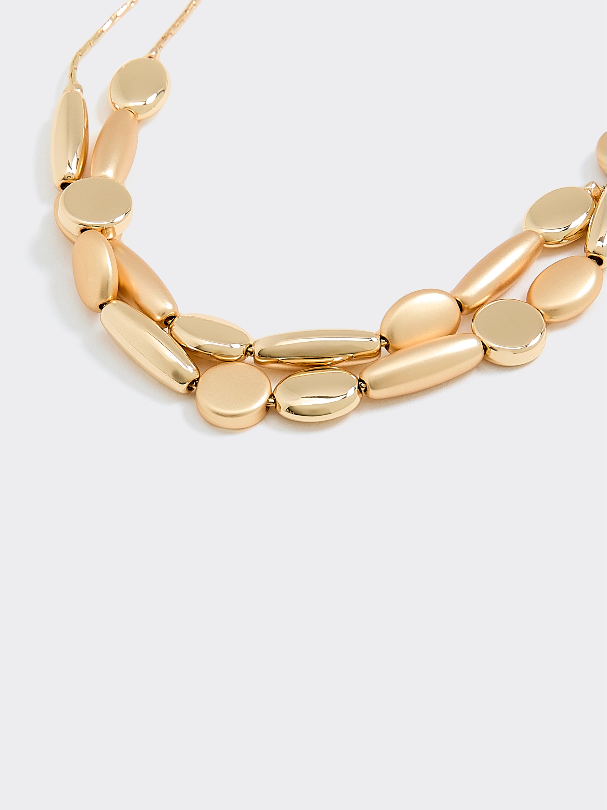 Cord Bracelet with Pebble Beads