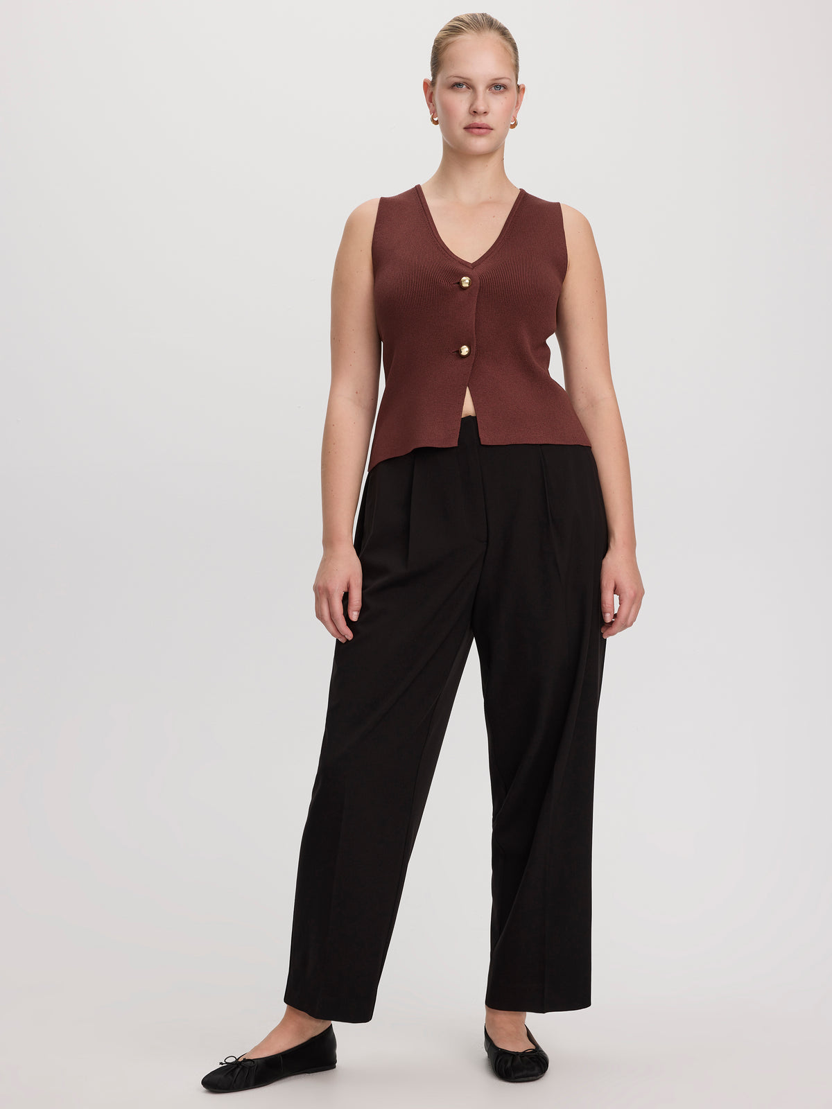 Mid-Rise Barrel Pants - The Timeless - Curvy Fit
