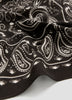 Square Scarf with Paisley Pattern